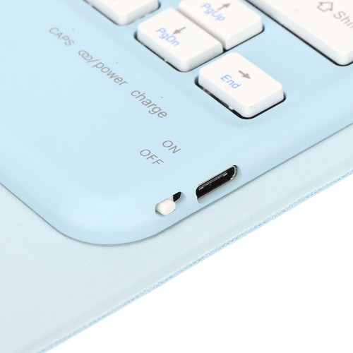 Vertical Keyboard With Case Blue Ergonomic Folio Magnetic Detachable Verti AM - Afbeelding 21 van 24