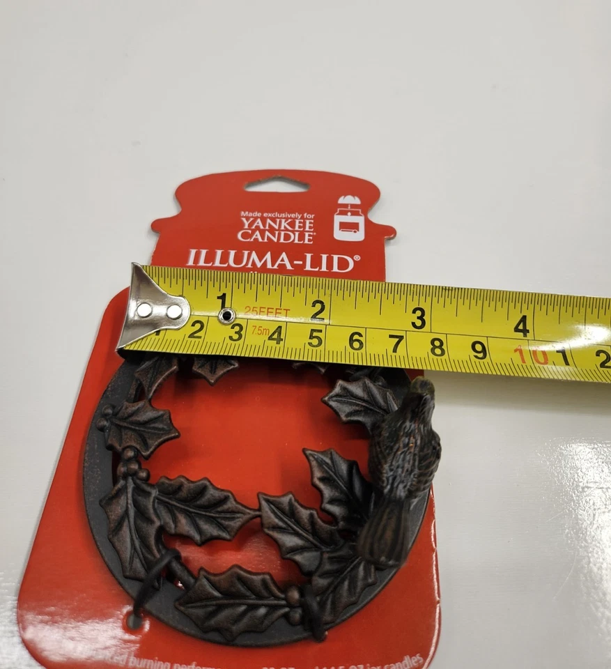 Tapa tapa Yankee Candle Illuma para tarro de 14,5 y 22 oz Candle Raised Cardinal Bird Foto 4 de 4