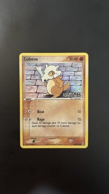 Cubone 60/112 Reverse Holo Pokemon EX Delta Species Stamped - LP