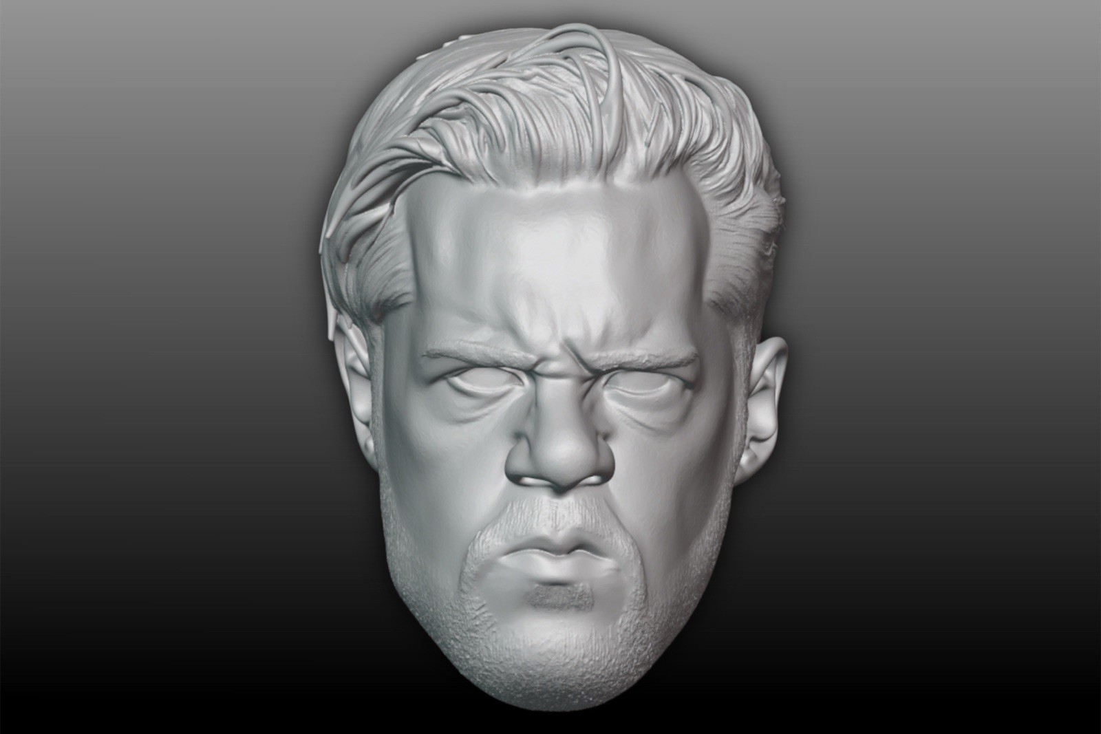 3D Printed Trevor Lee Head For WWE Figures/AEW Figures 🔴UNPAINTED🔴