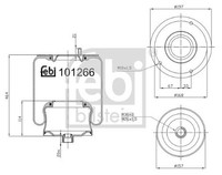Febi Bilstein Federbalg, Luftfederung Hinten FüR MERCEDES-BENZ