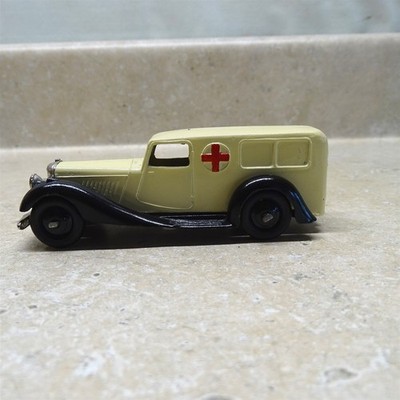 Vintage Dinky Toys 30F Ambulance Truck, Mecanno, England, 4''