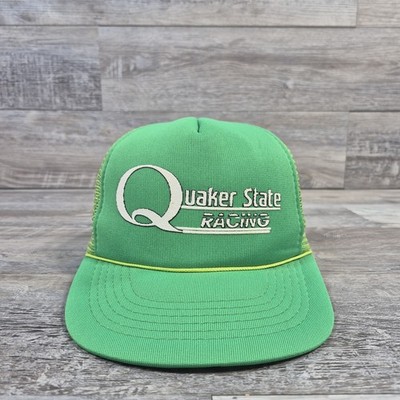 Quaker State Racing Trucker Meshback Hat Cap Adult Mens Adjustable Snapback