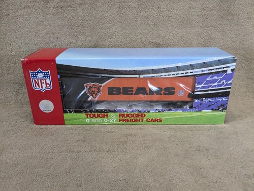 MTH 30-75219 Rail King Train Chicago Bears Modern 4-Bay Hopper Car NFL 2005 O - Picture 3 of 14