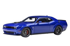 AUTOart 1 18 Dodge Challenger R T Scat Pack Wide Body 2022 INDIGO BLUE Model