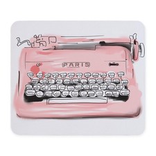 CafePress Paris Typewriter 9.25 x 7.75 inches, Mousepad  thumbnail