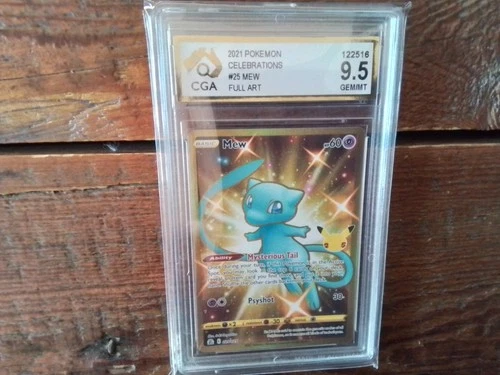 Pokemon Cards promo sr ar mew mewtwo x vmax shiny 025/025 ex graded art card b40