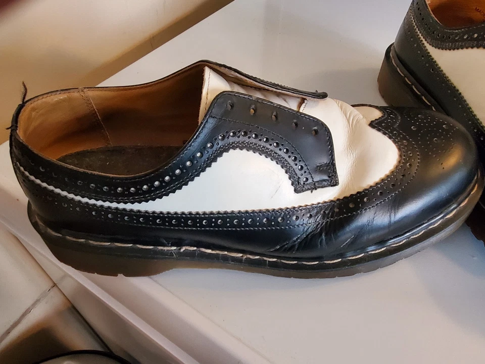 Sillín Oxford Doc Martens vintage años 90 hecho en Inglaterra talla EE. UU. 11 para hombre Foto 3 de 4