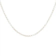 Chrome Hearts Roll chain 18 inches Necklace 925 4.8g