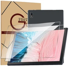 2 Pack Glass Screen Protector For KingPad K10 Pro / Byybuo A10 10.1" 9H HD Clear