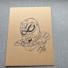 X-men Magneto Original Art on 9x12 Cardboard by Artist Just Josh. — photo 1