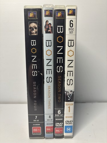 Bones Seasons 1-4 DVDs Region 4 23 Disc Set Crime Drama Action - Picture 2 of 10