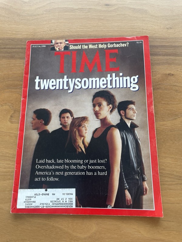 TIME MAGAZINE - Twentysomething - GEN X - July 16, 1990
