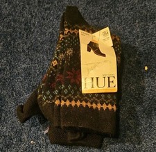 Hue Boot Socks 2-pack , One Solid And One Design
