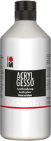 Marabu 12040075808 - Acryl Gesso Weiß 500 Ml, Feine, Hochdeckende Acryl - Grundi