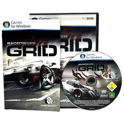 Race Driver Grid PC Rennsimulation Multiplayer gereinigte Hülle Handbuch