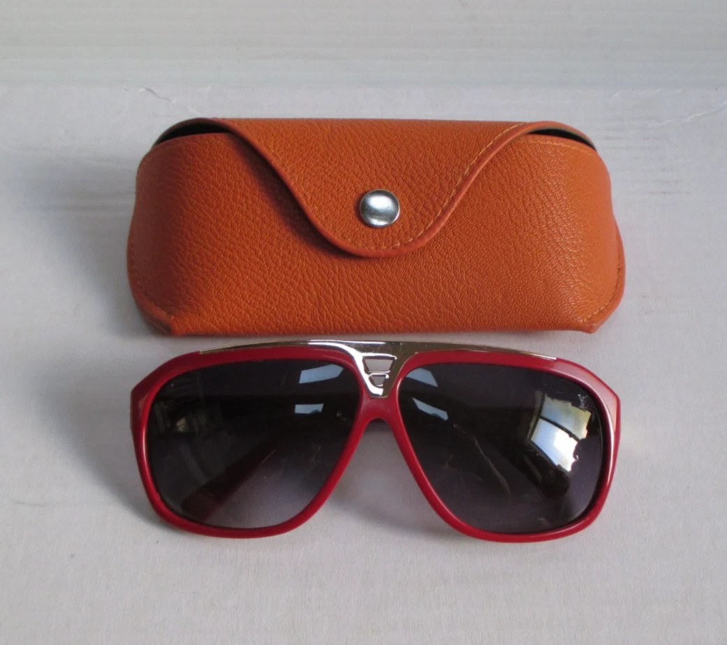 Louis Vuitton Red Sunglasses for Women for sale | eBay display picture 2