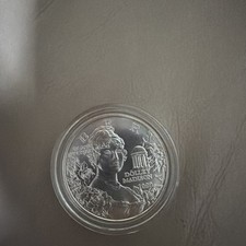 1999-P uncirculated Dolly Madison Silver Commemorative Dollar