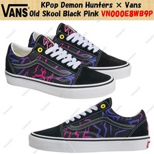 KPop Demon Hunters  Vans Old Skool Black Pink VN000E8WB9P Men's Size