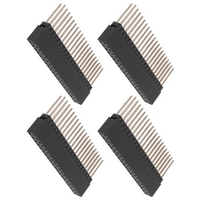 2 X 20 (40 Pin) Stapel Kopf für  A+/ B+/ Pi 2/ Pi 3 Extra Hoher Kopf (Pack 9390