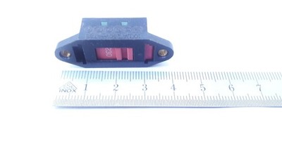 Spannungswahl Schiebeschalter AC 115V-230V 2-polig Kunststoff Messing Muttern