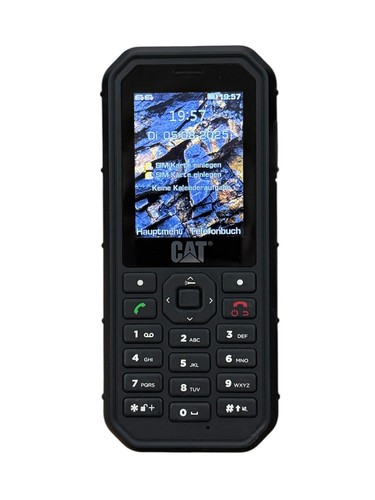 Caterpillar CAT B26 Handy schwarz Dual SIM Mobiltelefon Baustellentelefon - Bild 2 von 6