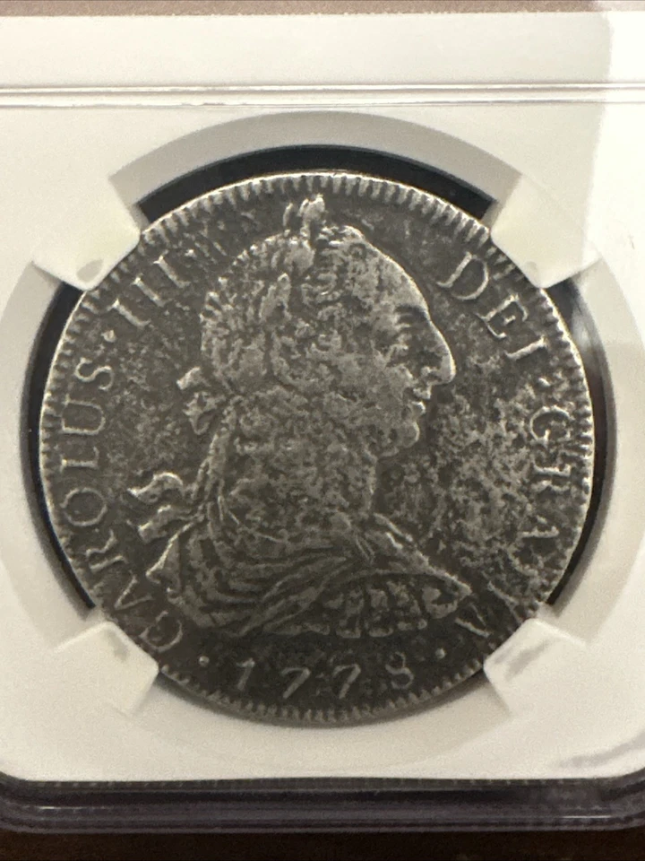 1782 MO FF Mexico 8R El Cazador Shipwreck Coin, NGC Certified - Image 2 of 4