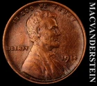 1914 Lincoln Wheat Cent - Scarce  Extra Fine  Semi-key  Better Date  #L4463