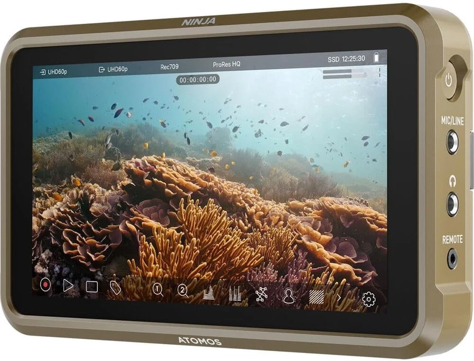 Atomos Ninja 5.2" 4K HDMI Matte Color LED Display Recording Monitor, 6.2 Volts - Image 2 of 4