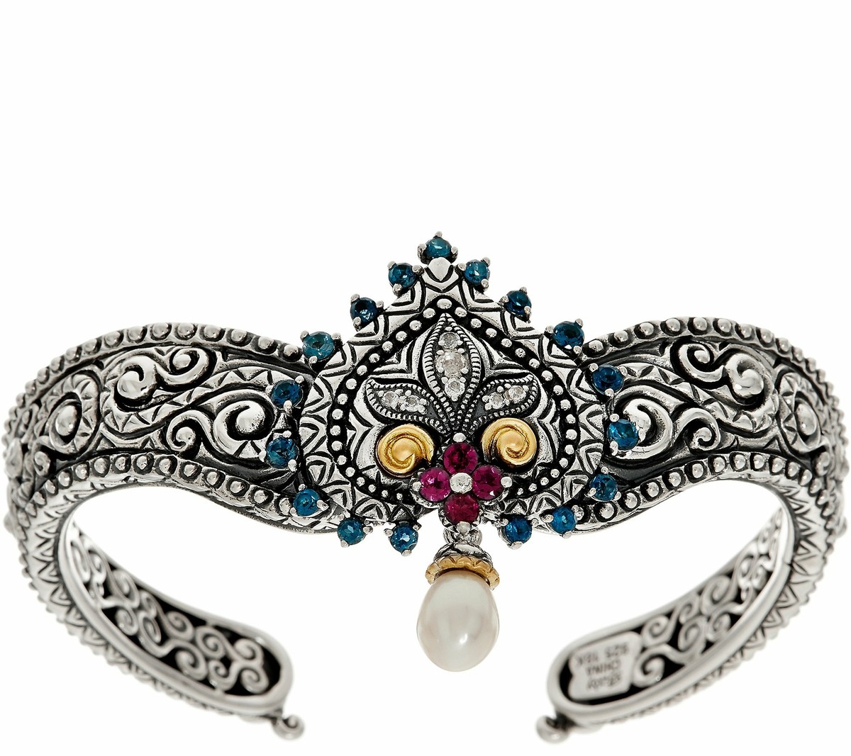 QVC Barbara Bixby Sterling 18K Gold Maharani Muse