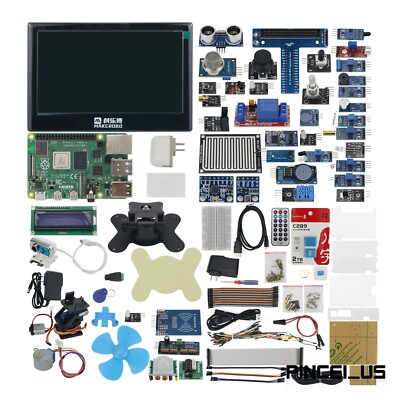 For Raspberry Pi 4B Programming Python Development Board Kit AI Vision DIY Kit