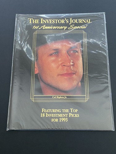 The Investor's Journal 1st Anniversary Special Cal Ripken Jr. Baltimore Orioles - Afbeelding 4 van 4