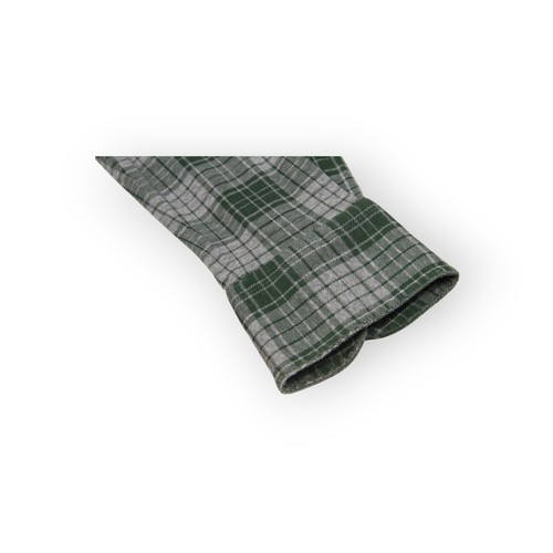 Camisa Cerruti 1881 Manga Larga Algodón Tejido a Cuadros Abotonada Verde 39 - Imagen 4 de 10