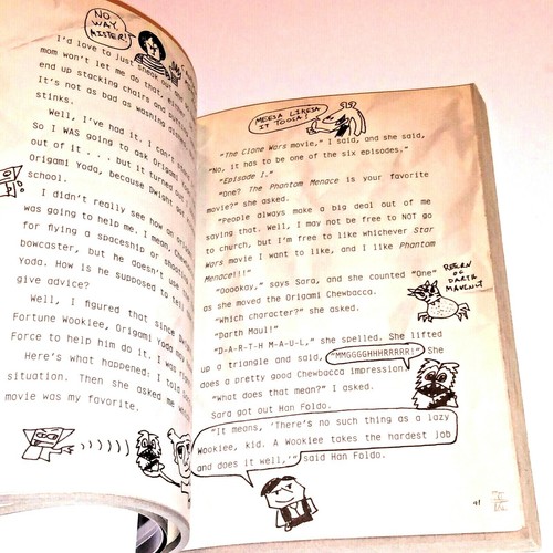 The Secret of the Fortune Wookie: An Origame Yoda Book Tom Angleberger Star Wars - Picture 11 of 12