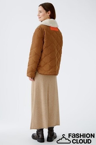 Oui VENTA Chaqueta reversible, marrón-beige-naranja Art.0089856 talla 40,42 VP 349,95 - Imagen 8 de 8