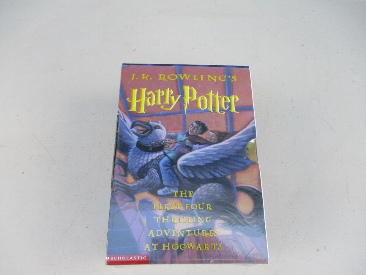 Harry Potter Book Set 1-4 Scholastic Books Paperback New Sealed