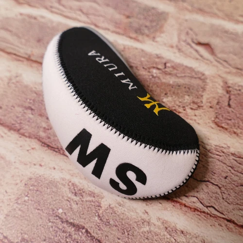 Golf Protective Iron Cover Miura White Black color 10 pieces Headcover One Set - Picture 7 of 13