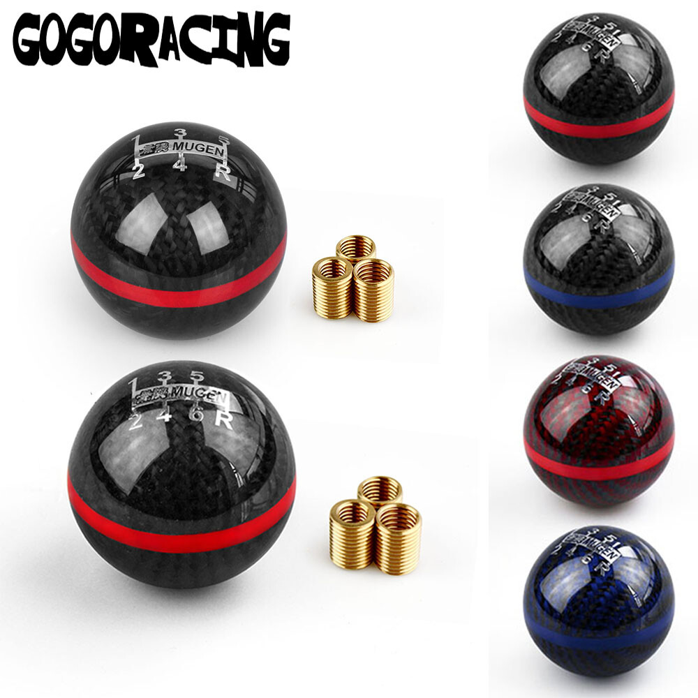 5/6 Speed Mugen Real Carbon Fiber Shift Knob For CRZ S2000 FA5 FG2