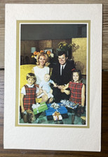 Edward Ted Kennedy Family Holiday Greetings Card w Photo Insert NO Envelope
