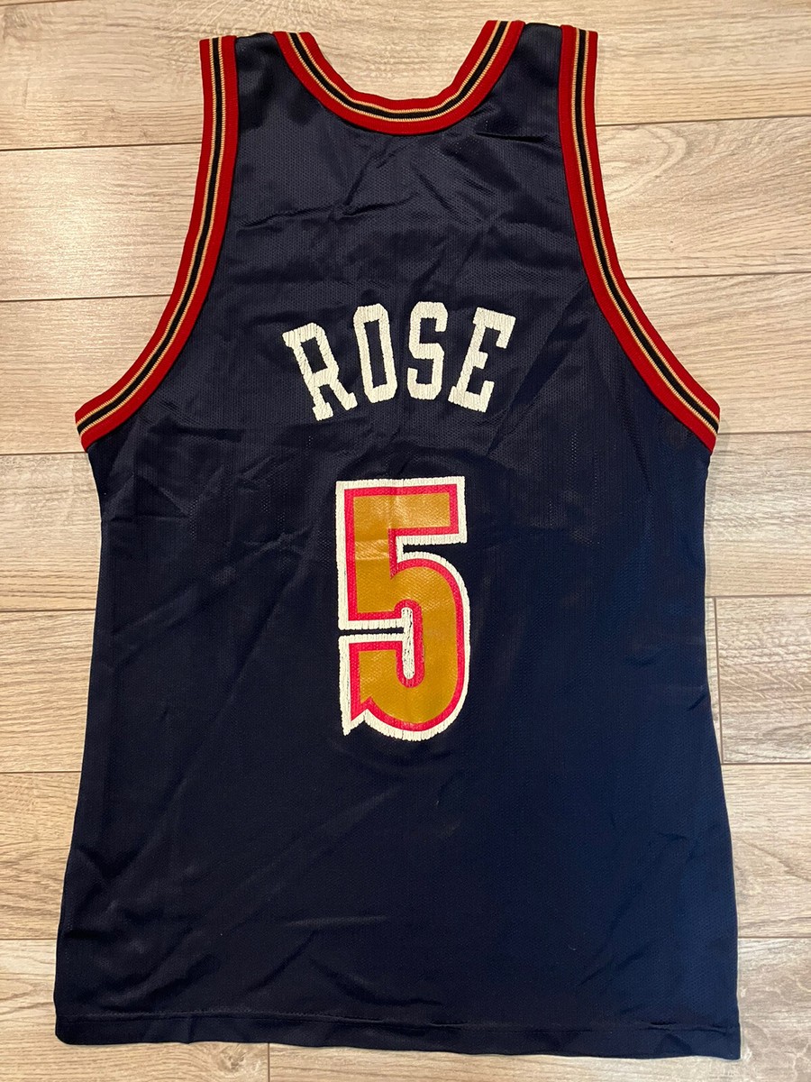 Jalen Rose 5 Denver Nuggets NBA Champion Jersey 40 | eBay