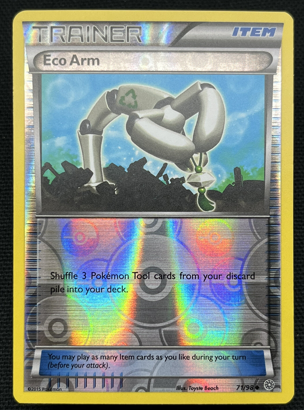 Eco Arm 71/98 Reverse Holo NM Pokemon TCG Card- Ancient Origins
