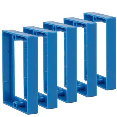 5-Pack 1/2'' Single Gang Receptacle Outlet Box Extenders - UL Listed - Electri...
