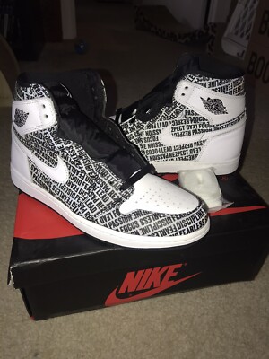 AIR JORDAN 1 RETRO HIGH OG DEREK JETER RE2PECT Mens Size 8.5 AIR JORDAN 1 RETRO HIGH OG DEREK JETER RE2PECT Mens Size 8.5