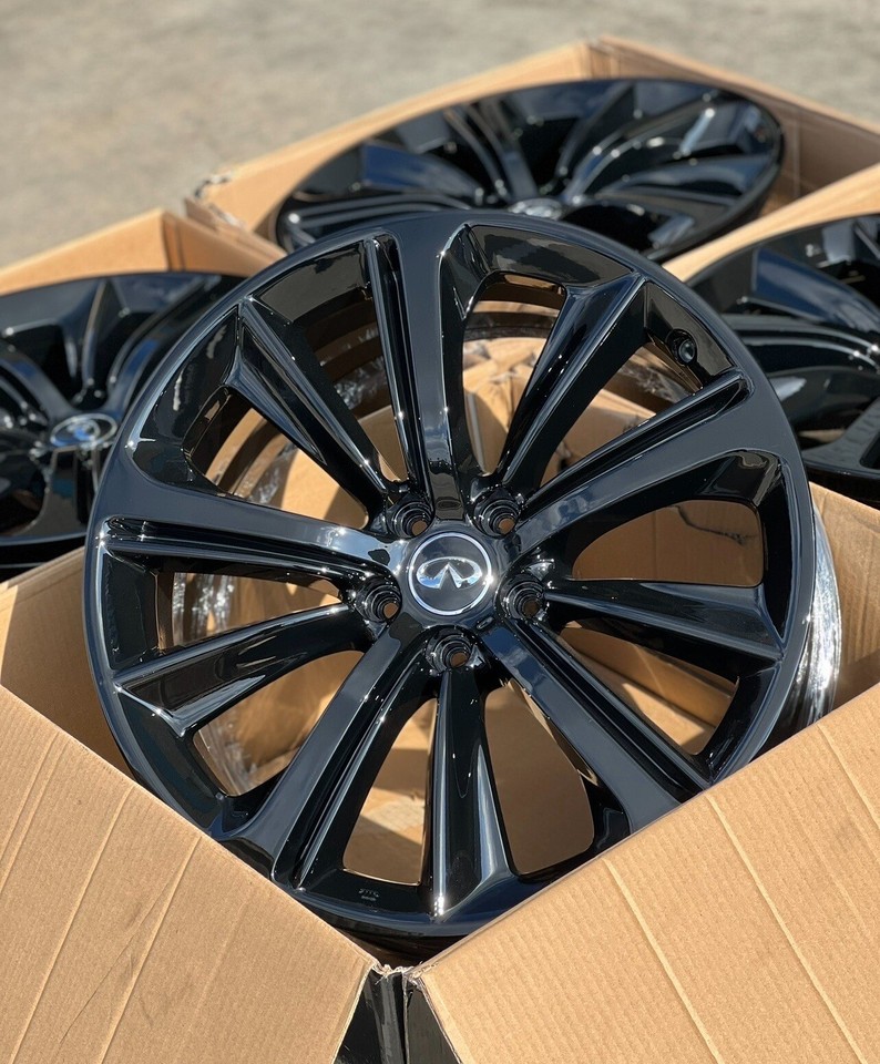 20” INFINITI INFINITY Q60 Q50 RED SPORT REDSPORT BLACK WHEELS RIMS ...