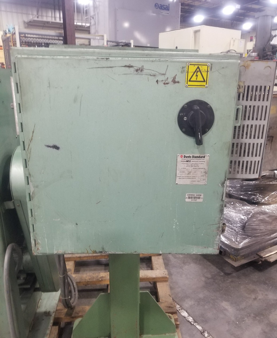 Davis Standard Capstan Snubber Wire Puller Tensioner 3834SR FML eBay