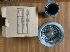 Stainless Steel Kitchen Sink Drain Assembly Strainer 3.5" With 1.5 Tailpipe New