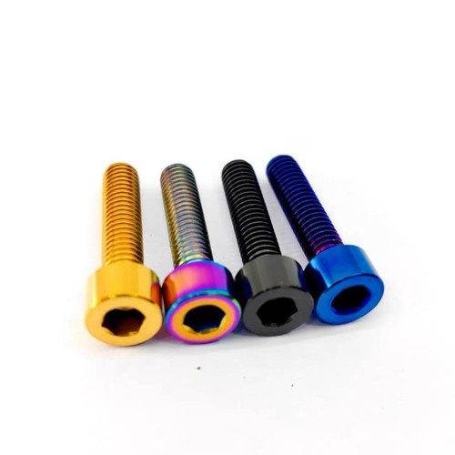 M6 Titanium Alloy Hex Socket Cap Head Screw Bolt 1.0mm Pitch 10 15 20 45 50 65mm - Picture 3 of 7
