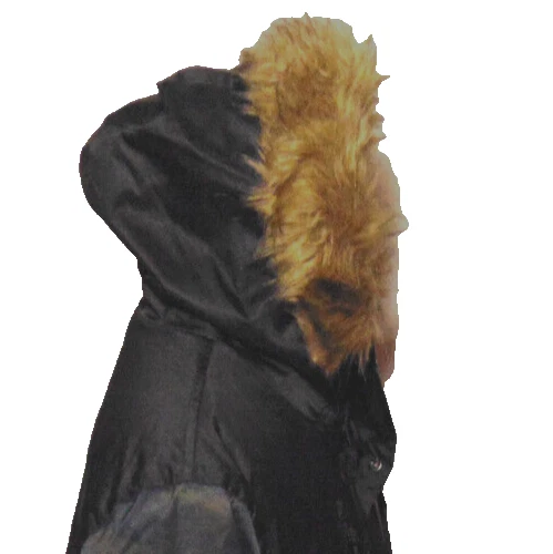 SOLO MIEMBROS AZUL OLIVA CAMUFLAJE ABRIGO CHAQUETA IMITACIÓN PIEL CAPUCHA SNORKEL PARKA-XL Foto 4 de 4