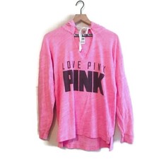 PINK Victoria s Secret LOVE PINK Hoodie Sweatshirt Pullover Women s size Small