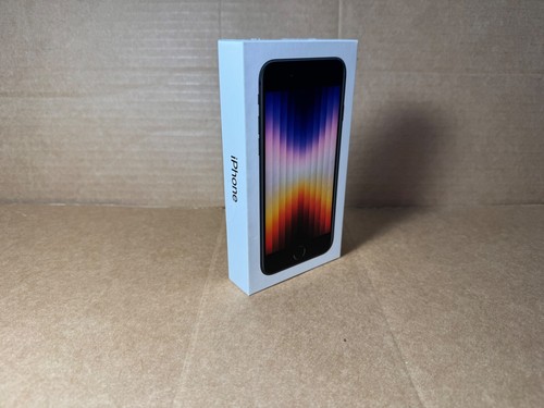 Apple iPhone SE3, 4.7", 64GB, Prepaid Verizon , Midnight Black - SEALED
